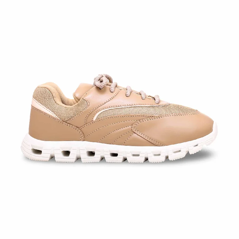 athletic shoes with memory foamBeige Casual Sneaker AT7317