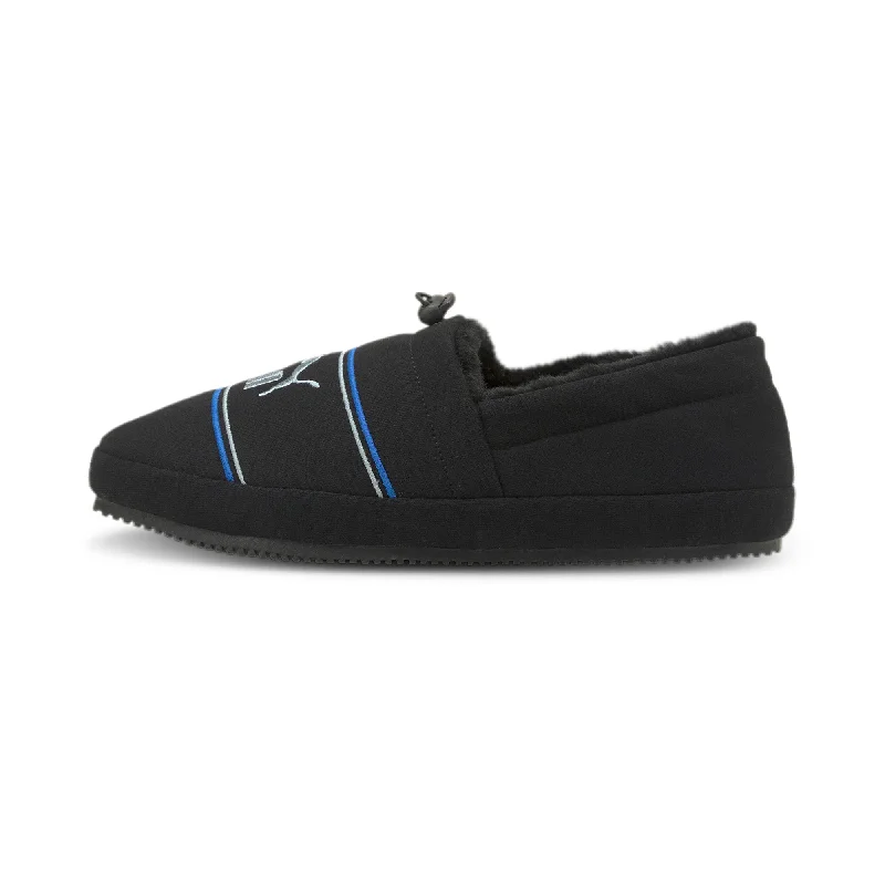 Slippers with sturdy soles-PUMA Men's Tuff Mocc Jersey Slippers