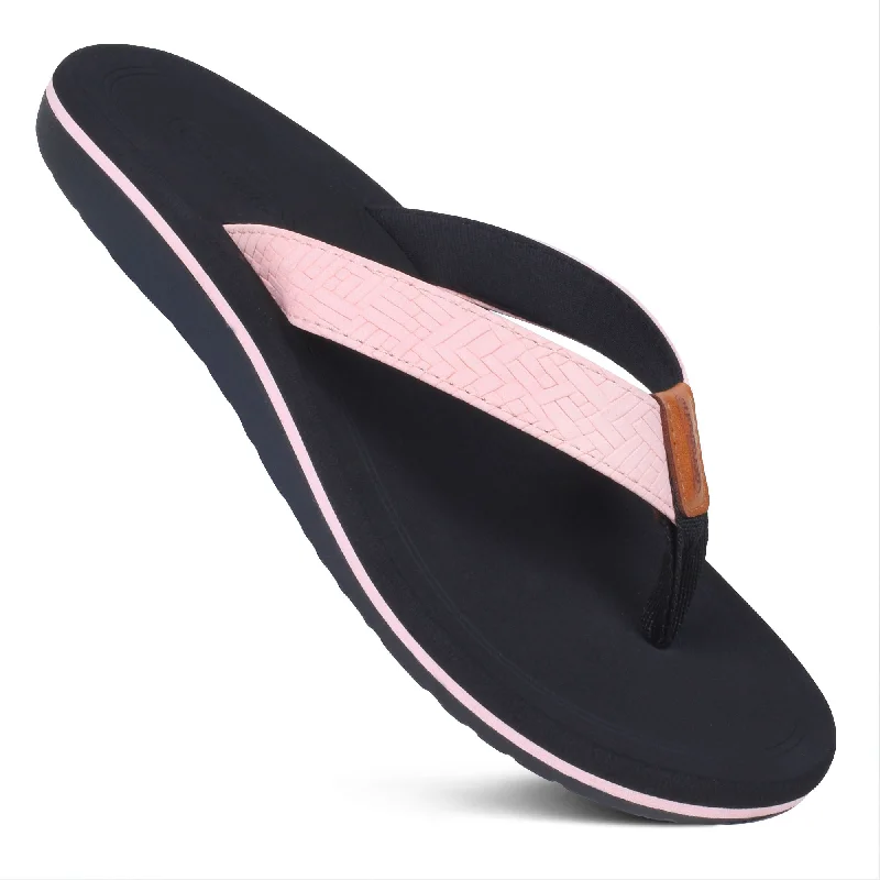 Sandals with stylish vibes-Aerothotic - Eden Non-slip Comfortable Thong Sandals for Women