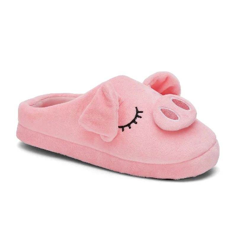 Slippers for foot recovery-Andrea Comfy Piggy Slippers