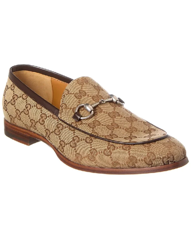 Loafers for daily vibe-Gucci Horsebit GG Canvas Loafer