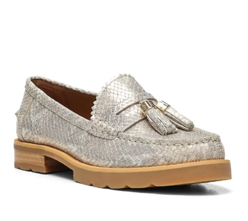 Loafers for cool sole-Lenny Loafer In Pale Gold