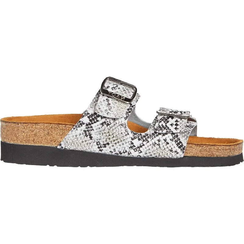 Sandals for rainy days-Women's Naot Santa Barbara Grey Cobra Leather