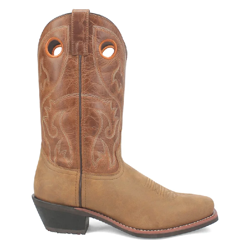 Frontier Embroidered Square Toe Cowboy Boots