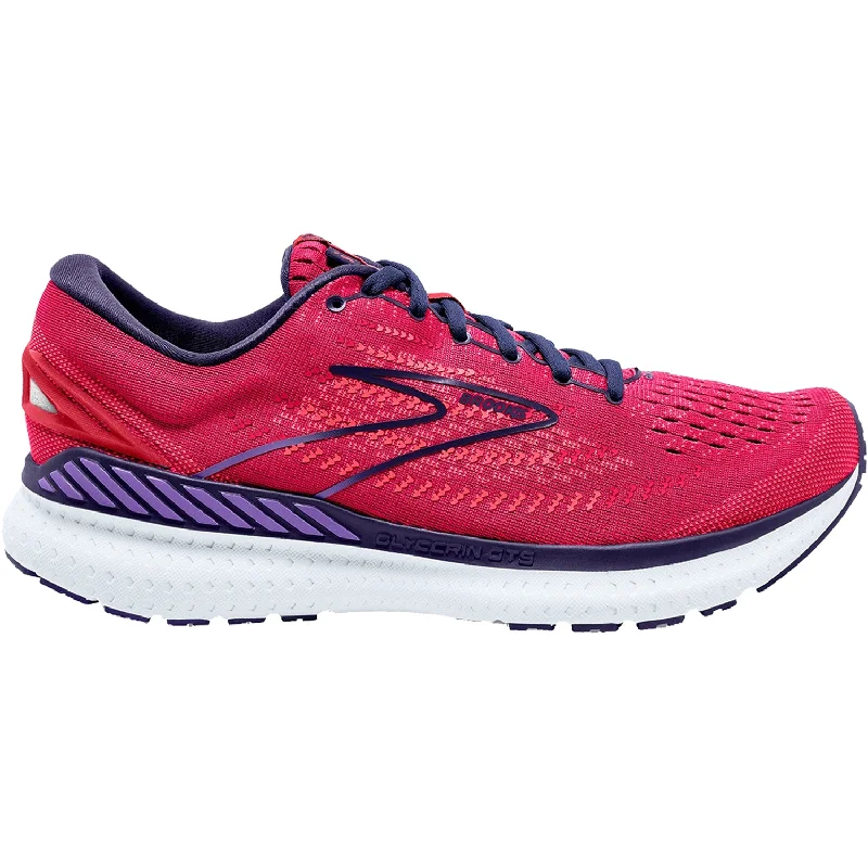 athletic shoes for adaptive sportsWomen's Brooks Glycerin GTS 19 Barberry/Purple/Calypso Mesh