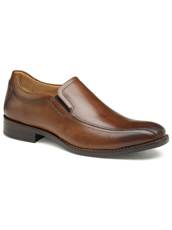 Loafers with grip sole-Lewis Mens Leather Slip On Loafers