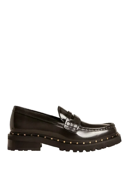 Loafers for travel-Women's Chunky Loafer In Black