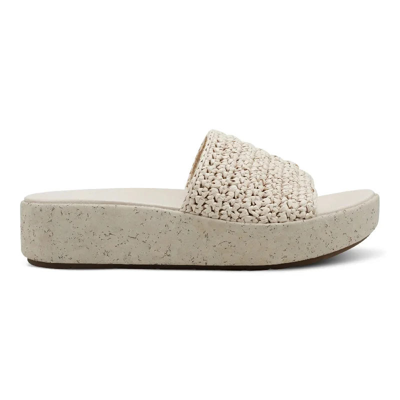 Sandals for kids-Sachan Casual Slip-on Wedge Platform Sandals