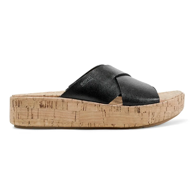 Sandals with trendy finish-Scout Casual Slip-on Wedge Platform Sandals