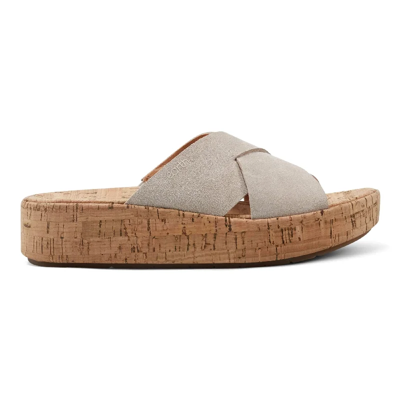 Sandals for vacation days-Scout Casual Slip-on Wedge Platform Sandals