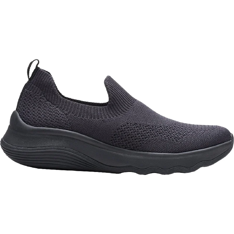 athletic shoes with high ratingsWomen's Clarks Cloudsteppers Circuit Path Black Knit Fabric