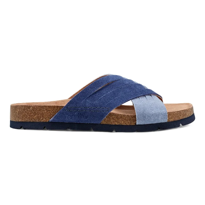 Sandals with elegant vibes-Atlas Square Toe Slip-on Strappy Casual Sandals