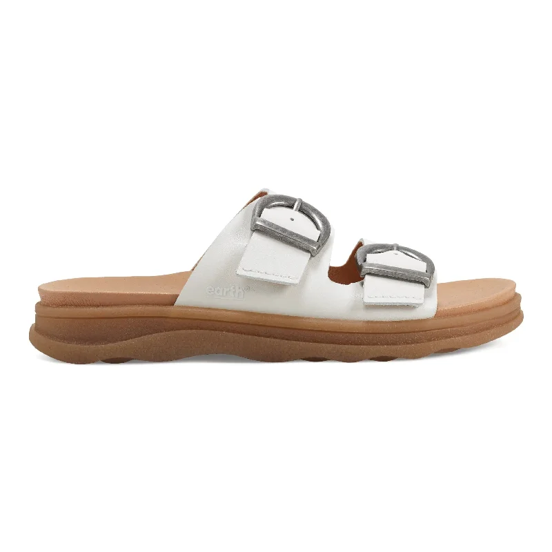 Sandals with eco-friendly materials-Lory Strappy Casual Flat Slip-on Sandals