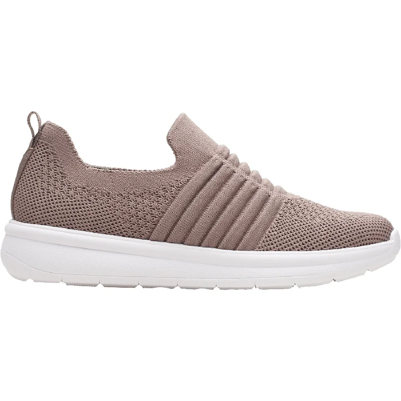 athletic shoes for speed trainingWomen's Clarks Cloudsteppers Ezera Walk Dark Taupe Knit Fabric