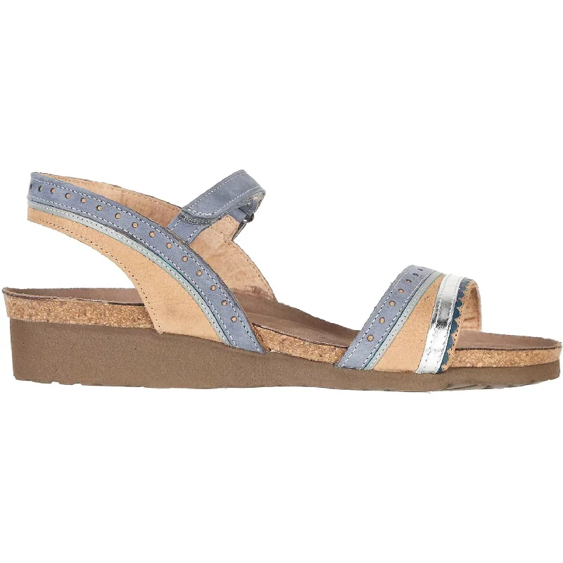 Sandals for beach vibes-Women's Naot Beverly Nude Nubuck