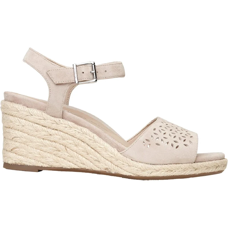 Sandals for everyday finish-Women's Vionic Ariel Nude Suede