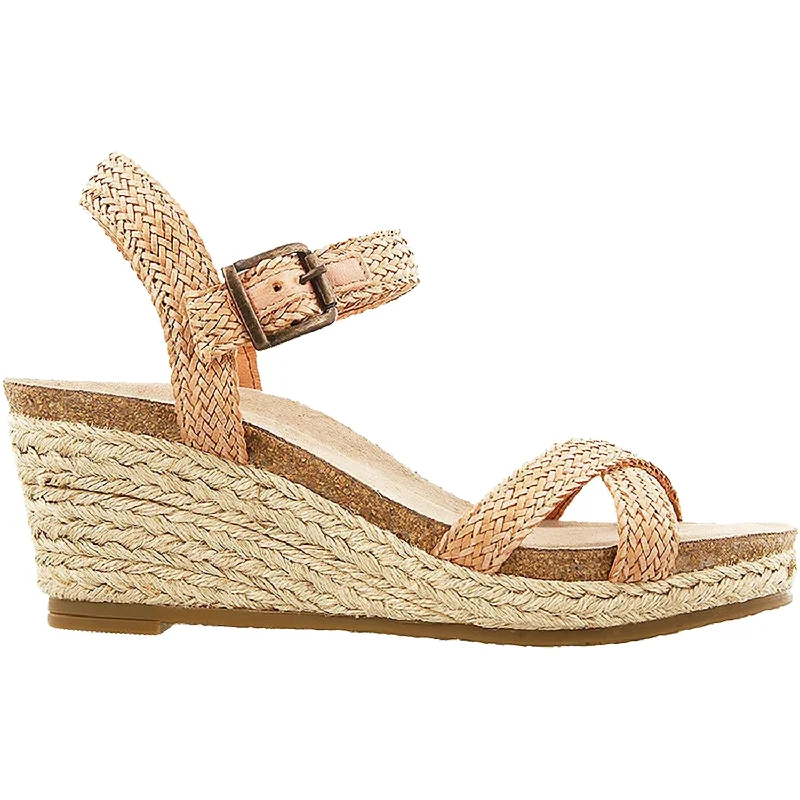 Sandals with walking looks-Women's Taos Hey Jute Blush Leather